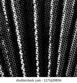 Grunge halftone black and white line texture background. Abstract spotted vector illustration Texture

