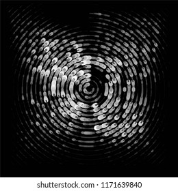 Grunge halftone black and white line texture background. Abstract spotted vector illustration Texture
