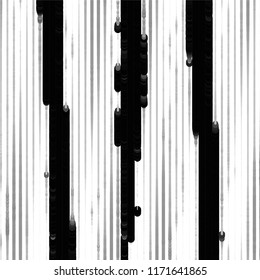 Grunge halftone black and white line texture background. Abstract spotted vector illustration Texture
