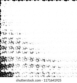 Grunge halftone black and white line texture background. Abstract spotted vector illustration Texture
