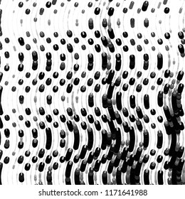 Grunge halftone black and white line texture background. Abstract spotted vector illustration Texture
