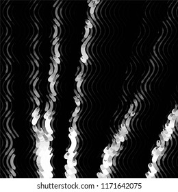 Grunge halftone black and white line texture background. Abstract spotted vector illustration Texture
