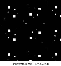 Grunge halftone black and white line texture background. Abstract stripe vector illustration Texture