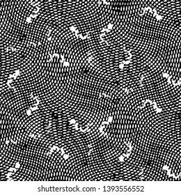 Grunge halftone black and white line texture background. Abstract stripe vector illustration Texture