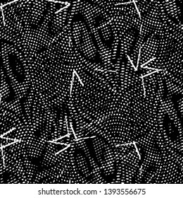 Grunge halftone black and white line texture background. Abstract stripe vector illustration Texture