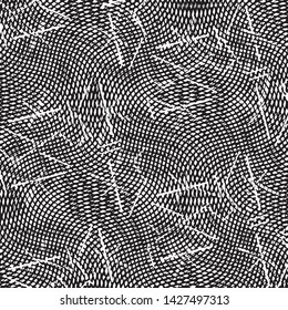 Grunge halftone black and white line texture background. Abstract stripe vector illustration Texture