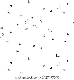 Grunge halftone black and white line texture background. Abstract stripe vector illustration Texture