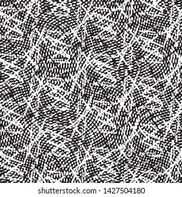 Grunge halftone black and white line texture background. Abstract stripe vector illustration Texture
