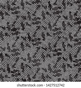 Grunge halftone black and white line texture background. Abstract stripe vector illustration Texture