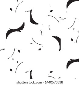 Grunge halftone black and white line texture background. Abstract stripe vector illustration Texture