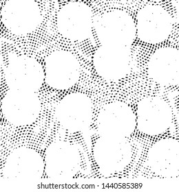 Grunge halftone black and white line texture background. Abstract stripe vector illustration Texture