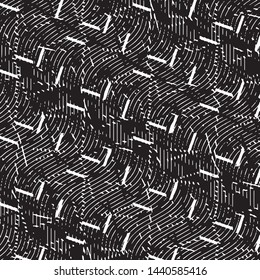 Grunge halftone black and white line texture background. Abstract stripe vector illustration Texture
