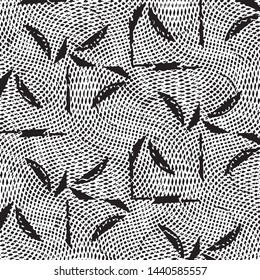 Grunge halftone black and white line texture background. Abstract stripe vector illustration Texture