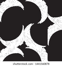 Grunge halftone black and white line texture background. Abstract stripe vector illustration Texture