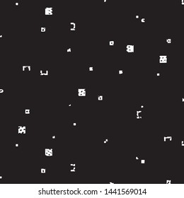 Grunge halftone black and white line texture background. Abstract stripe vector illustration Texture