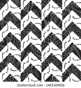 Grunge halftone black and white line texture background. Abstract stripe vector illustration Texture