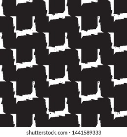 Grunge halftone black and white line texture background. Abstract stripe vector illustration Texture