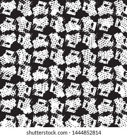 Grunge halftone black and white line texture background. Abstract stripe vector illustration Texture