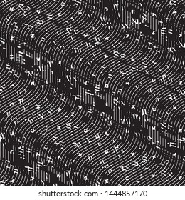 Grunge halftone black and white line texture background. Abstract stripe vector illustration Texture