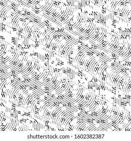 Grunge halftone black and white line texture background. Abstract stripe vector illustration Texture