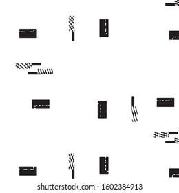 Grunge halftone black and white line texture background. Abstract stripe vector illustration Texture