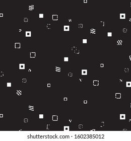 Grunge halftone black and white line texture background. Abstract stripe vector illustration Texture