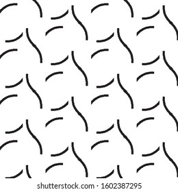 Grunge halftone black and white line texture background. Abstract stripe vector illustration Texture