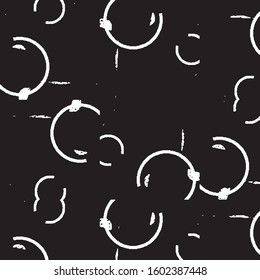 Grunge halftone black and white line texture background. Abstract stripe vector illustration Texture