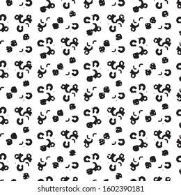 Grunge halftone black and white line texture background. Abstract stripe vector illustration Texture