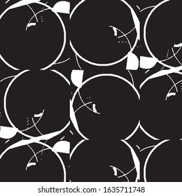 Grunge halftone black and white line texture background. Abstract stripe vector illustration Texture