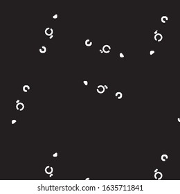 Grunge halftone black and white line texture background. Abstract stripe vector illustration Texture