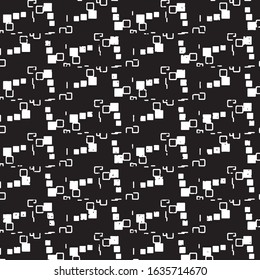 Grunge halftone black and white line texture background. Abstract stripe vector illustration Texture