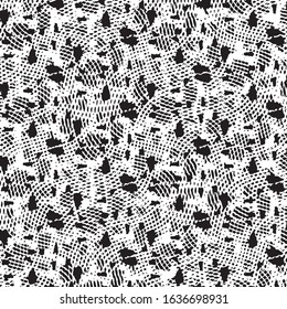 Grunge halftone black and white line texture background. Abstract stripe vector illustration Texture