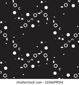 Grunge halftone black and white line texture background. Abstract stripe vector illustration Texture