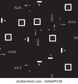 Grunge halftone black and white line texture background. Abstract stripe vector illustration Texture