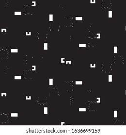 Grunge halftone black and white line texture background. Abstract stripe vector illustration Texture