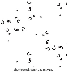 Grunge halftone black and white line texture background. Abstract stripe vector illustration Texture