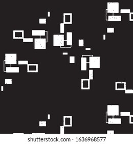 Grunge halftone black and white line texture background. Abstract stripe vector illustration Texture