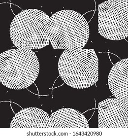 Grunge halftone black and white line texture background. Abstract stripe vector illustration Texture