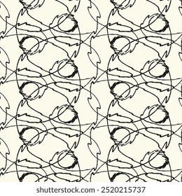Grunge halftone zwart-witte lijn textuur achtergrond.