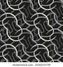 Grunge halftone zwart-witte lijn textuur achtergrond.