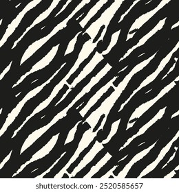 Grunge halftone black and white line texture background.
