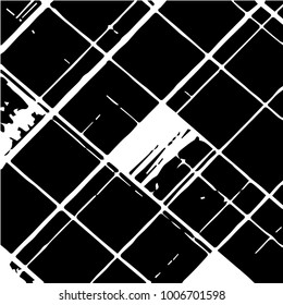 Grunge halftone black and white texture background. Abstract vector Texture