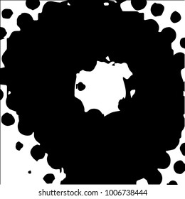 Grunge halftone black and white texture background. Abstract vector Texture
