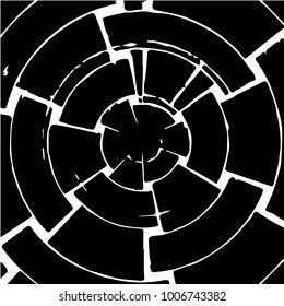Grunge halftone black and white texture background. Abstract vector Texture
