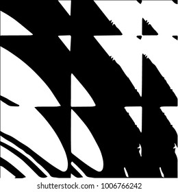 Grunge halftone black and white texture background. Abstract vector Texture
