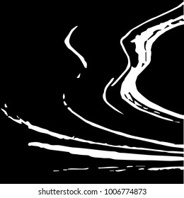 Grunge halftone black and white texture background. Abstract vector Texture
