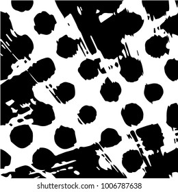 Grunge halftone black and white texture background. Abstract vector Texture
