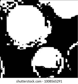 Grunge halftone black and white texture background. Abstract vector Texture
