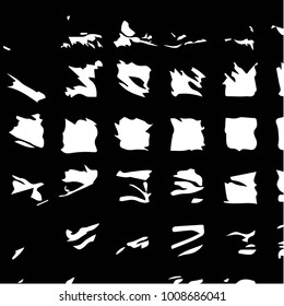 Grunge halftone black and white texture background. Abstract vector Texture
